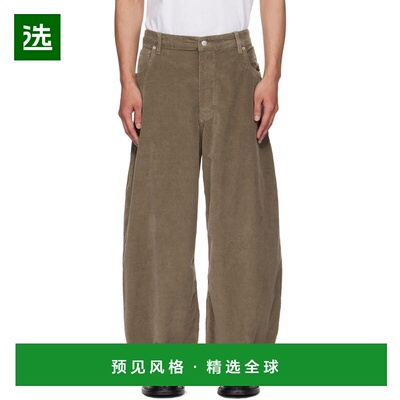 1h可退 香港直邮Studio Nicholson 男士 灰褐色 Paulo 长裤 PAOLO