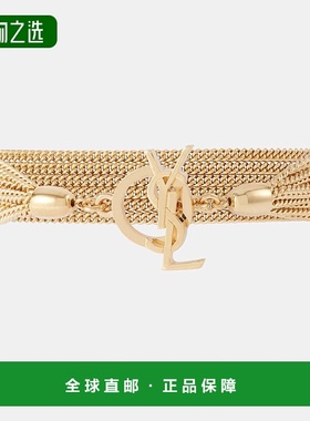 1h可退 香港直邮Saint Laurent 圣罗兰 女士 YSL 手链 metal金属