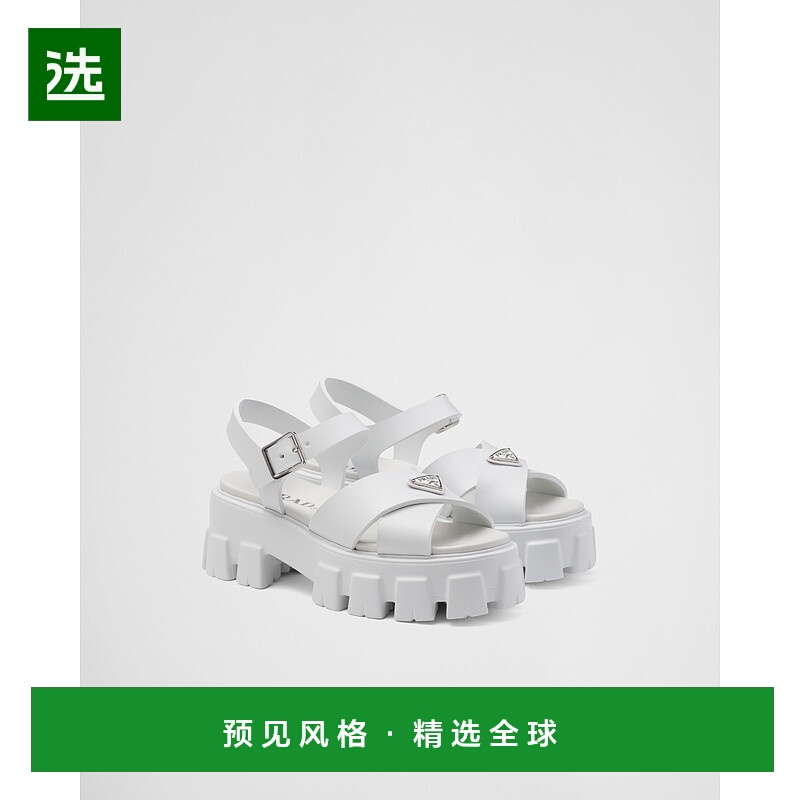 欧洲直邮PRADA (2025新品) Monolith 橡胶凉鞋普拉达运动罗马鞋