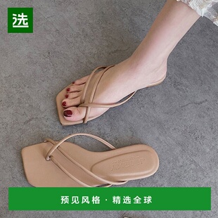 【日本直邮】miniministore 女士 凉鞋平底外穿 百搭 高级感