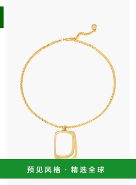 1h可退 香港直邮Jacquemus 女士 Le Collier Ovalo 镀金项链 241J