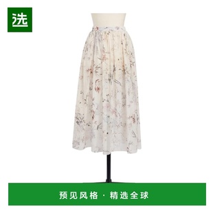 香港直邮Dior 541J90A3A75迪奥a字裙 印花半身裙