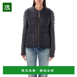 香港直邮Barbour 女士西服 LLI0013BK11 AW2024 黑色 绗缝马甲