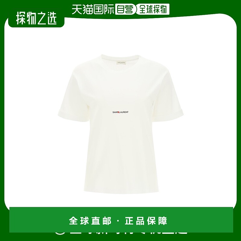 1h可退 欧洲直邮saint laurent女士T恤舒适透气休闲百搭460876YB2