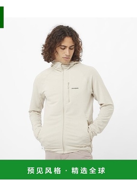 欧洲直邮Salomon萨洛蒙 ESSENTIAL LIGHTWARM系列男士浅灰色外套