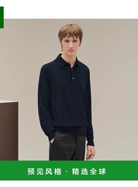 1h可退 欧洲直邮HERMES 爱马仕 25秋冬 H567205HA01 男士 长袖Pol