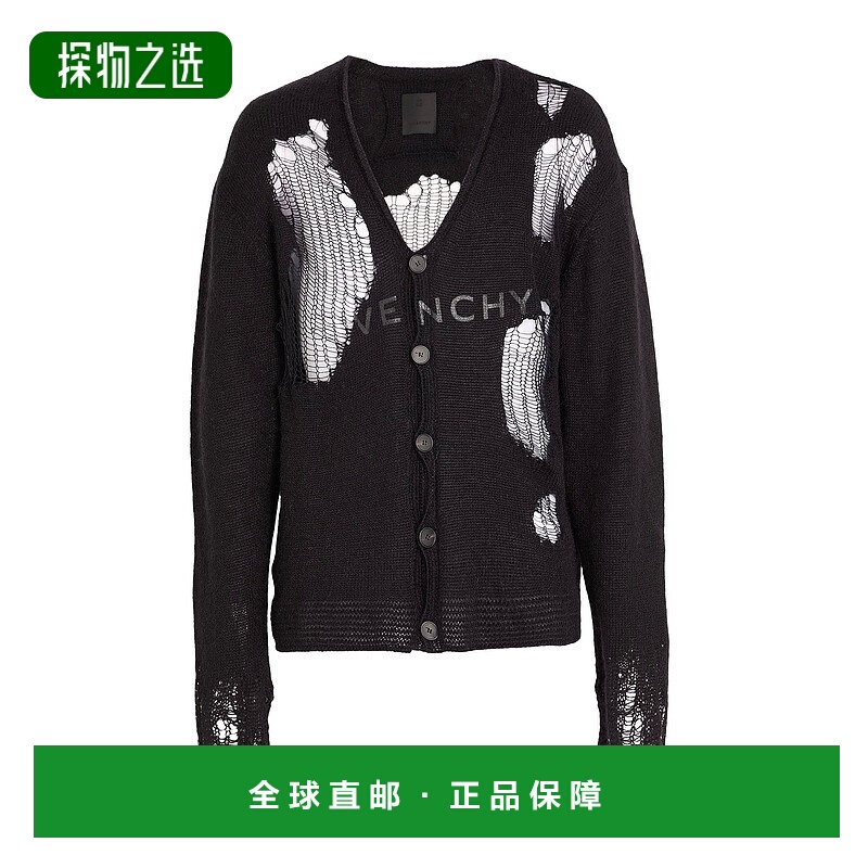香港直邮Givenchy 纪梵希 男士 针织开衫 black黑色 舒适时尚