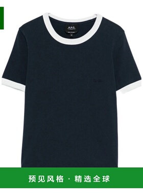 香港直邮A.P.C. 女士T恤 COHBQF26550IAK SS2026 深棕色 短袖T恤