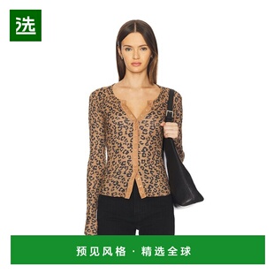 1h可退 香港直邮Free People 自由人 女士 Going Places 印花开襟