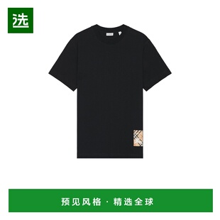 1h可退 香港直邮Burberry 巴宝莉 男士 格纹标志T恤 8104889
