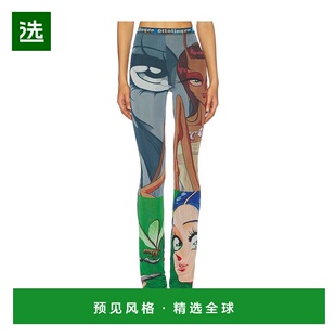 1h可退 香港直邮Ottolinger 女士 网纱印花裤子(Julien Ceccaldi)