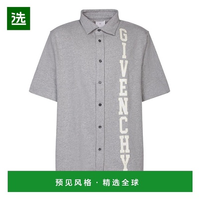 1h可退 香港直邮Givenchy 纪梵希 男士 灰色 College 衬衫 BM611J