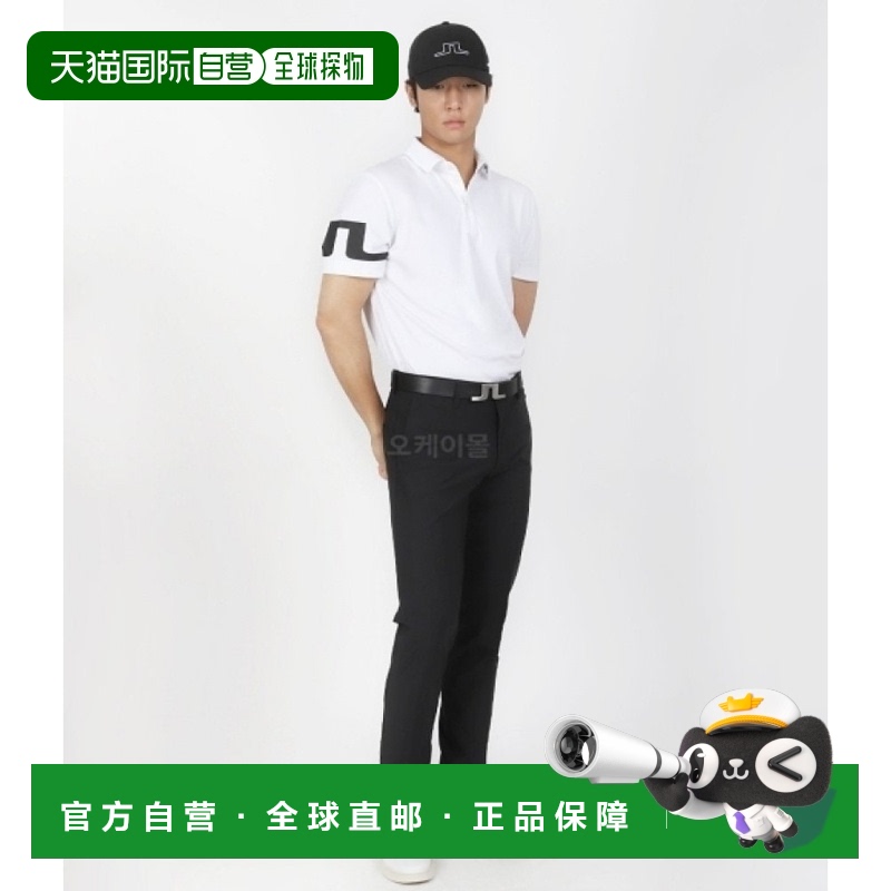 韩国直邮J.Lindeberg金·林德伯格上装T恤男女款白色速干翻领短袖