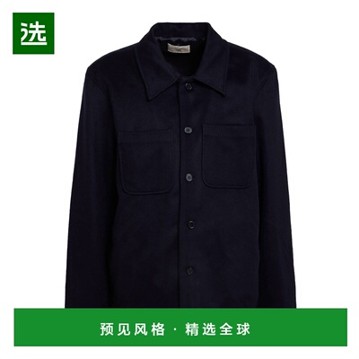 1h可退 香港直邮officine generale 男士 大衣 blue蓝色 舒适时尚