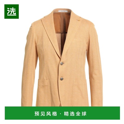 1h可退 香港直邮Tagliatore 男士 西装外套 yellow黄色 舒适时尚