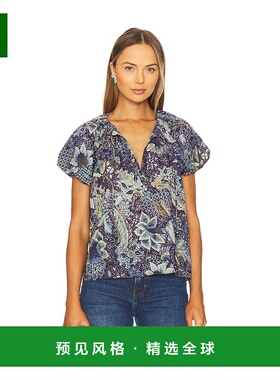 1h可退 香港直邮ULLA JOHNSON 女士 Issa 上衣 SP250244 舒适时尚