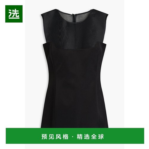 香港直邮KHAITE 女士 Sasmo 棉混纺缎面欧根纱上衣 2307170200BL