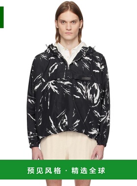 1h可退 香港直邮Wales Bonner 男士 黑色 Bloom 套头夹克 MS25JA0