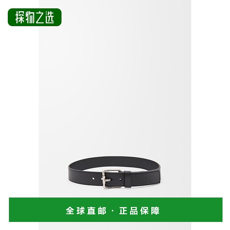 1h可退 欧洲直邮LOEWE (2025新品) Roller Curve柔软粒面小牛皮腰