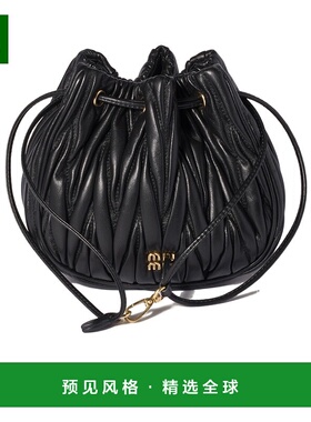 香港直邮Miu Miu 抽绳手拿包单肩包斜挎包手提包 5ND022AFPPF0002