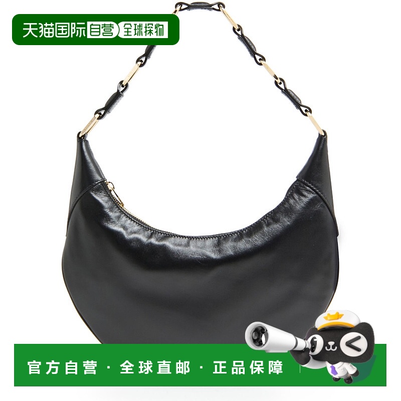 1h可退 香港直邮ANINE BING 女士 Kate 新月包 black黑色 舒适时