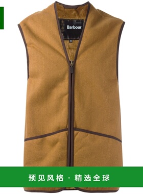 香港直邮Barbour 男士马甲 MLI0004MLI1BR31 CO 驼色 Trimmed Zip