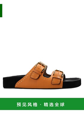 香港直邮Isabel Marant 圆头平底拖鞋 SD0118FAB1B11S凉鞋