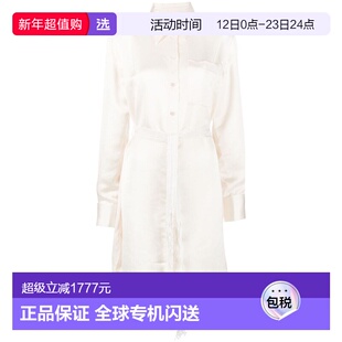 1h可退 香港直邮Wales Bonner 女士 FLOW 衬衫式连衣裙 WS23DR04P