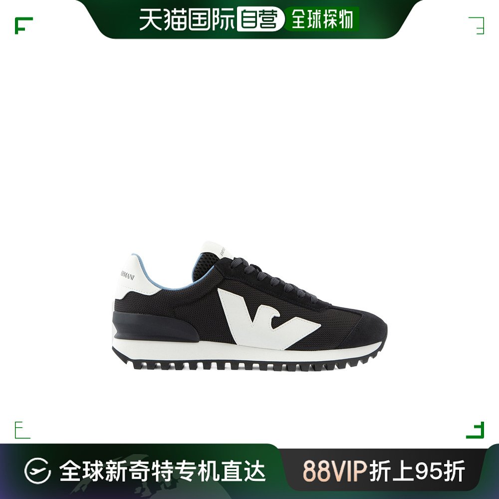 香港直邮Emporio Armani徽标运动鞋 X4X583XN647