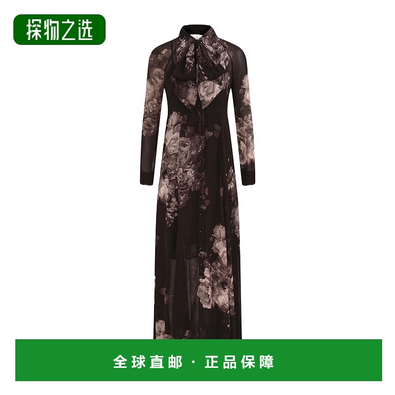 香港直邮Zimmermann Hypnotic 超长衬衫裙 5357DF251长袖连衣裙