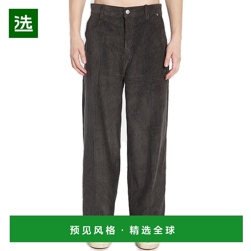 香港直邮Ami Paris 男士 AMI Paris 燈芯絨闊腿褲 HTR830C00131