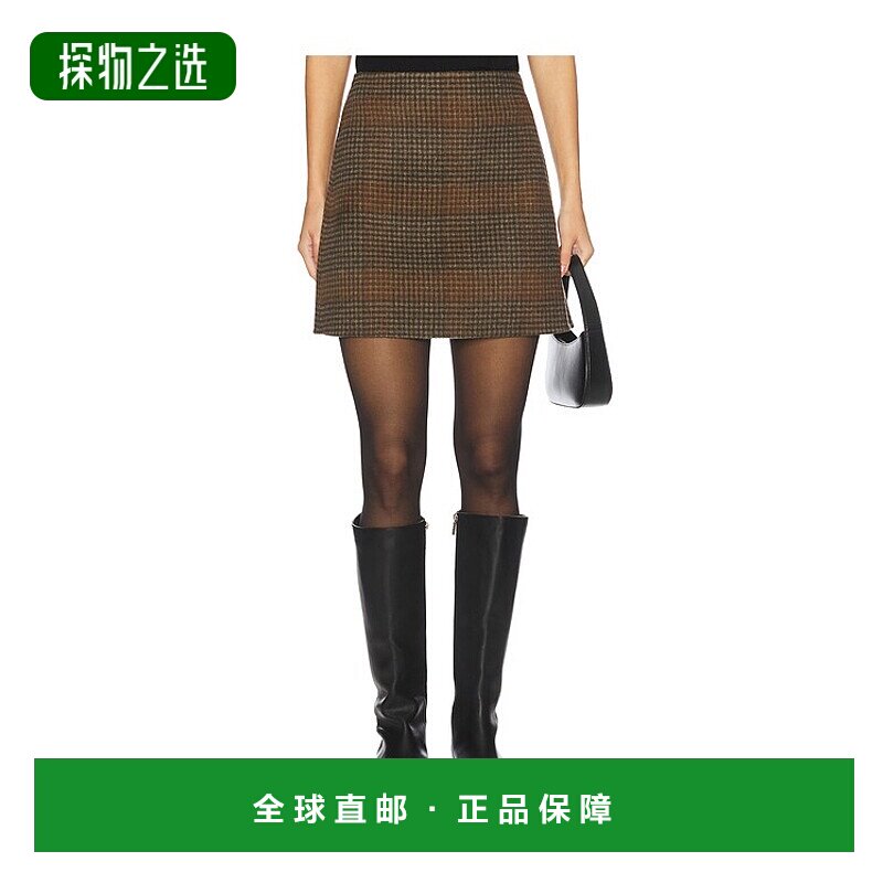 香港直邮theory 希尔瑞 女士 简洁款迷你半身裙 p0901302