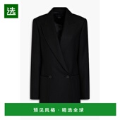 香港直邮JOSEPH 约瑟夫 女士 1h可退 Florian 双排扣羊毛混纺斜纹