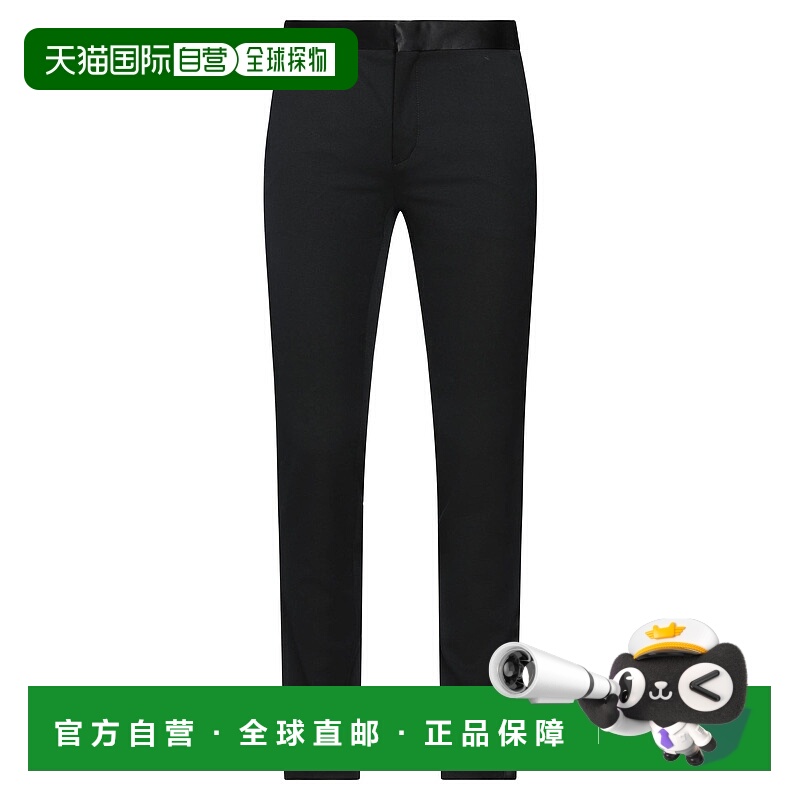 1h可退 香港直邮Balmain 巴尔曼 男士 休闲长裤 black黑色 舒适时