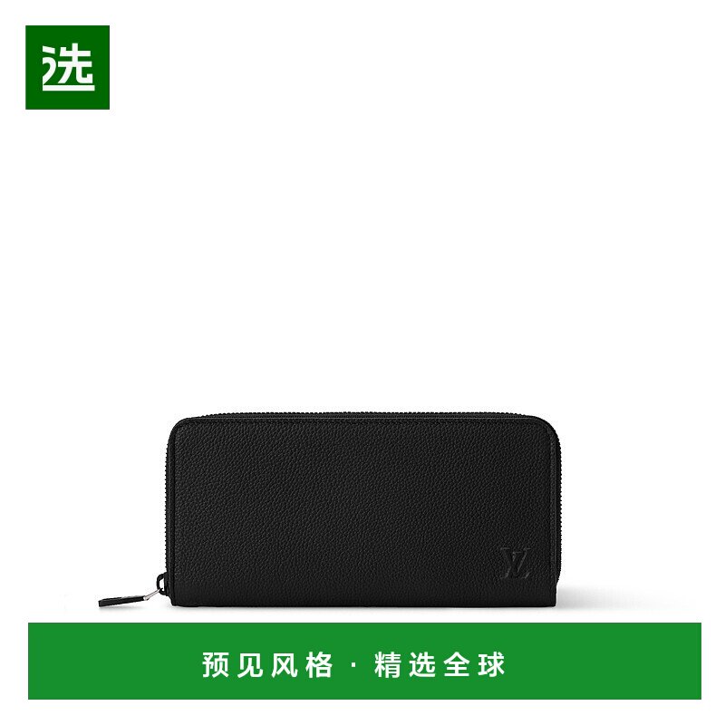 1h可退 欧洲直邮LV路易威登 Zippy系列男士黑色小牛皮长款钱包