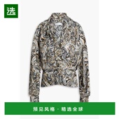 香港直邮Iro WM16FELICEBEI03 印花真丝双绉上衣 女士 裹式