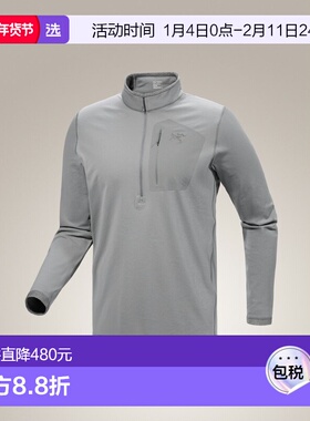 欧洲直邮Arc'teryx 始祖鸟 RHO SV 颈部拉链上衣 男装抓绒打底