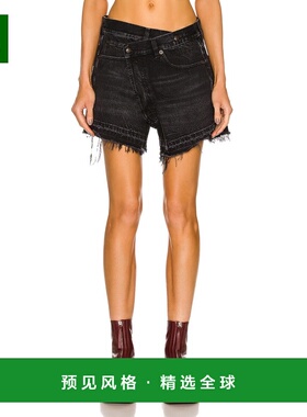 1h可退 香港直邮R13 女士 交叉短裤 R13W6055394B 舒适时尚