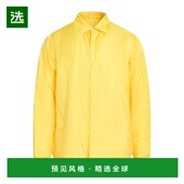 舒适时尚 1h可退 纯色衬衫 yellow黄色 香港直邮Aspesi 男士