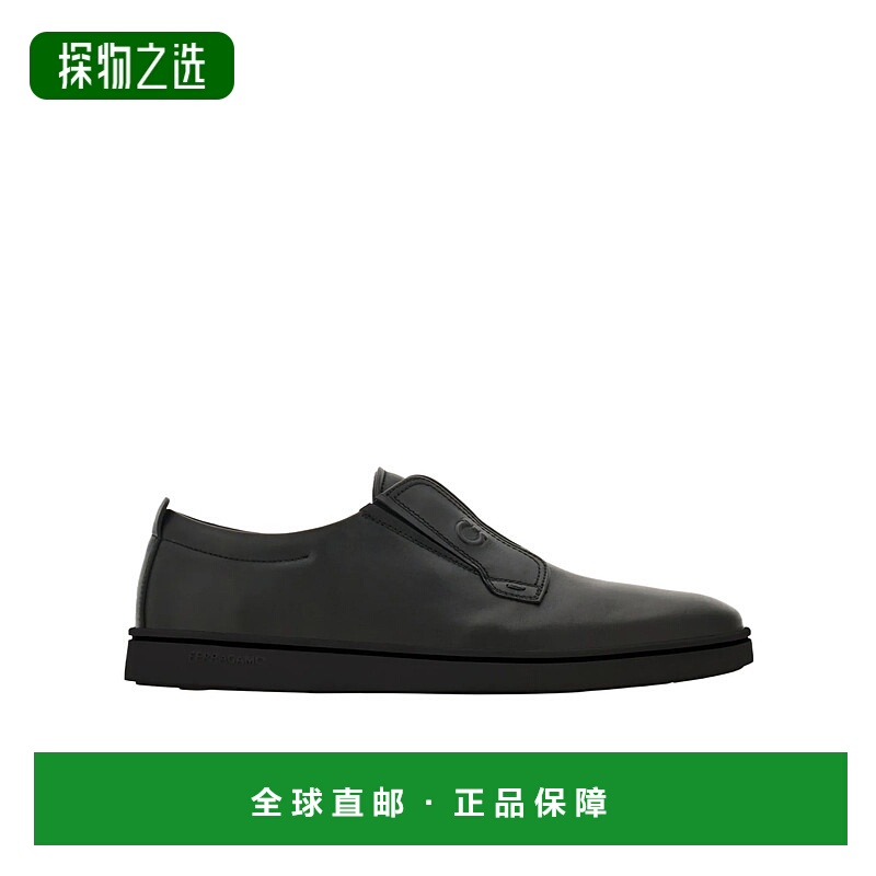 香港直邮Salvatore Ferragamo 圆头商务休闲鞋 02A000菲拉格慕