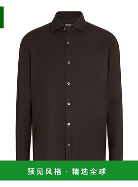 香港直邮Zegna Cashco 杰尼亚休闲风衬衫UGX44A2SRF5