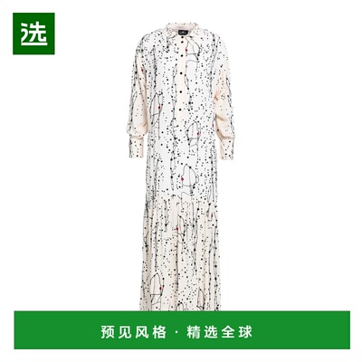 1h可退 香港直邮Elisabetta Franchi 女士 衬衫式连衣裙