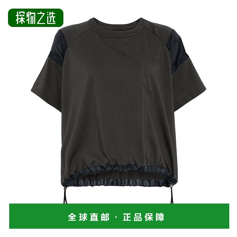 1小时内可退 欧洲直邮sacai 女士 上装T恤时尚百搭舒适减龄流行穿
