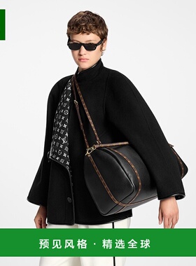 1h可退 欧洲直邮LV路易威登 Express系列女士黑色小牛皮可调节肩