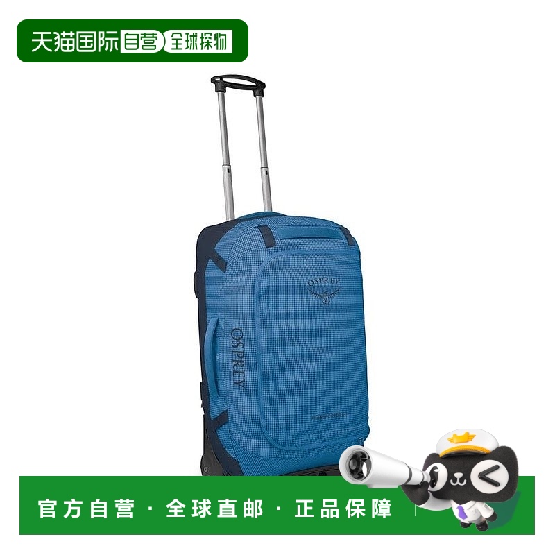 自营欧洲直邮Osprey Transporter Wheeled Duffel男女蓝色尼龙行