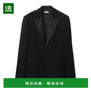 1h可退 香港直邮Burberry peaked-lapels dinner jacket 81180531