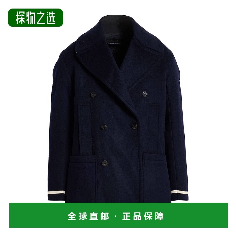 香港直邮Emporio Armani 安普里奥·阿玛尼 男士 大衣羊毛