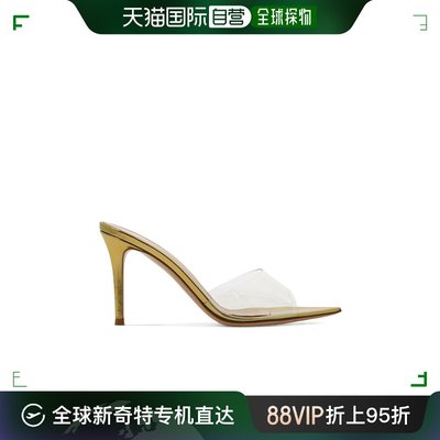 香港直邮Gianvito Rossi 撞色尖头高跟凉鞋 G11050