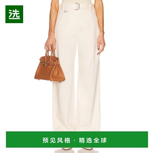 1h可退 香港直邮Burberry 巴宝莉 女士 高腰褶裥裤子 8110730