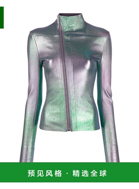 香港直邮Rick Owens 高领皮夹克 RP01C5701 LSI35I